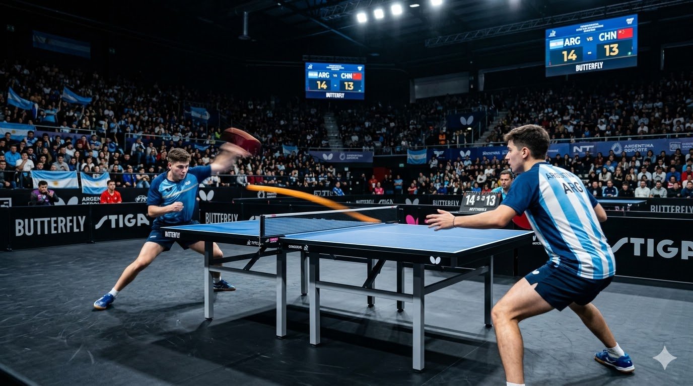 ORGULLO ARGENTINO: 13 medallas y figuras destacadas en el tenis de mesa internacional